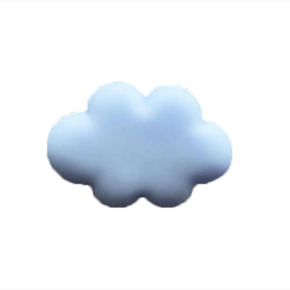 Resin car fragrance clip with Baiyun Cartoon design attached to car air vent