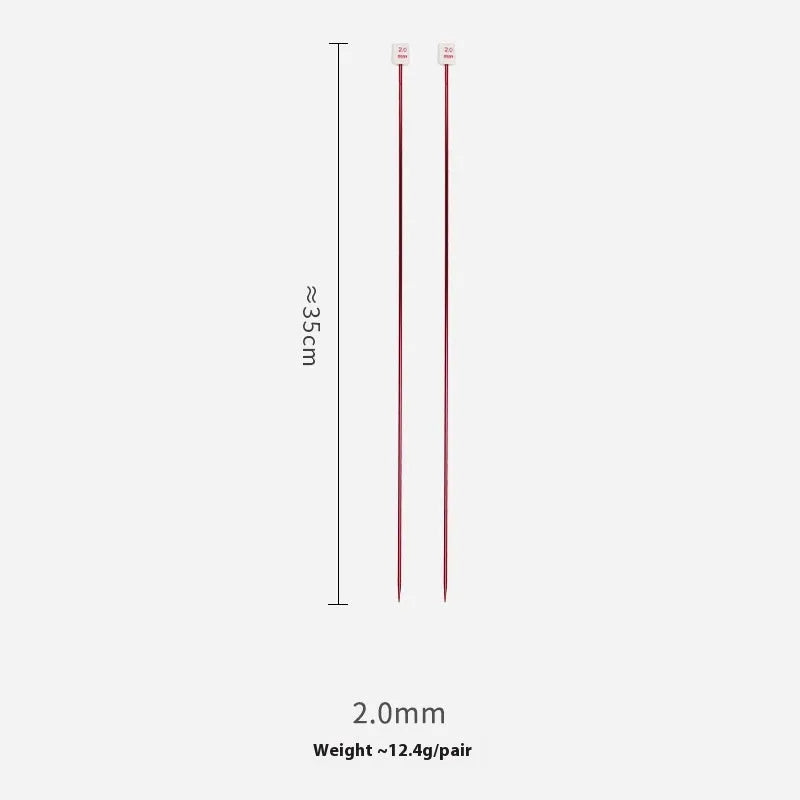 Complete set of 28 crochet hooks in 14 sizes from 2.0mm to 10.0mm with protective caps