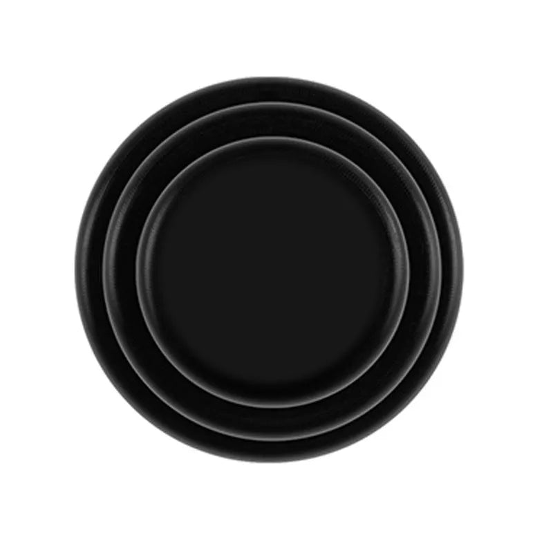 Silicone car door shock pads in black and luminous colours showing 20mm size and adhesive backing