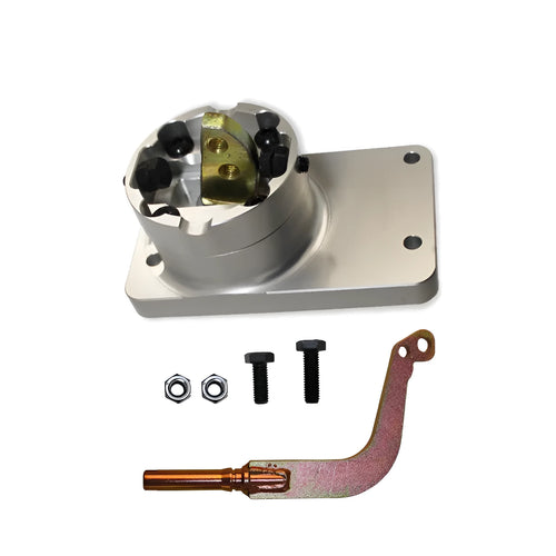 Silver aluminium alloy quick short rod gear lever for Horton car models