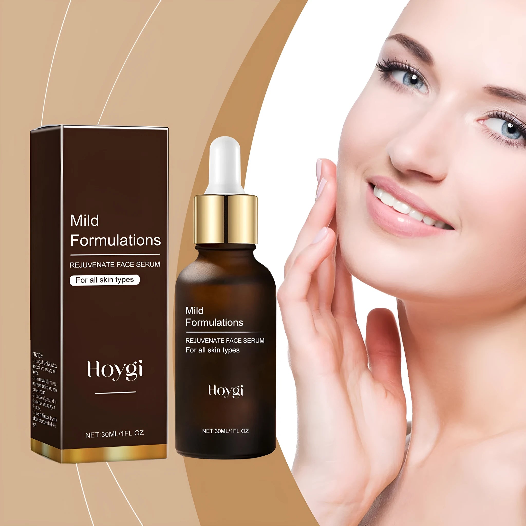 30ml facial essence bottle with arbutin collagen vitamin C formula for skin hydration