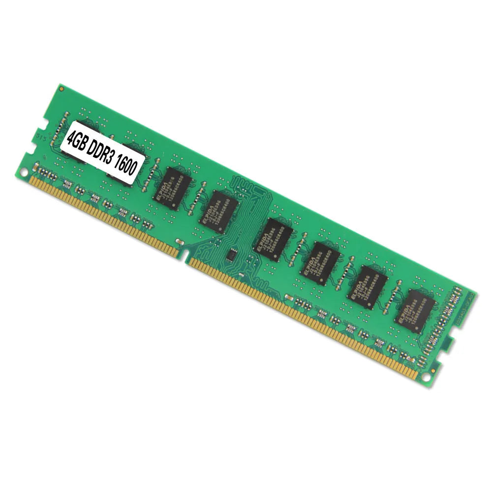 Desktop DDR3 4GB 1600MHz memory module single stick for AMD computer systems