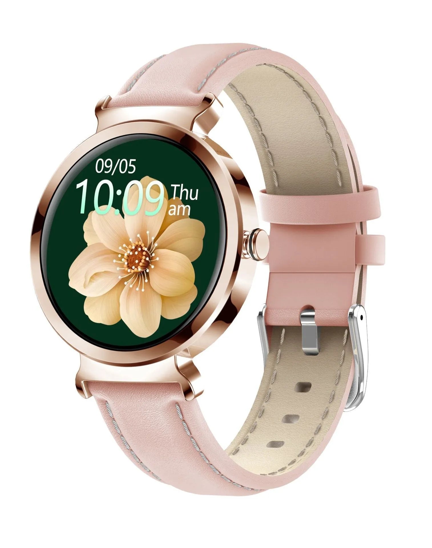 Zinc alloy smart bracelet with 1.28-inch colour display on wrist