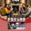 Six bottles of Christmas aromatherapy oil set with 60ml volume for festive home scenting.