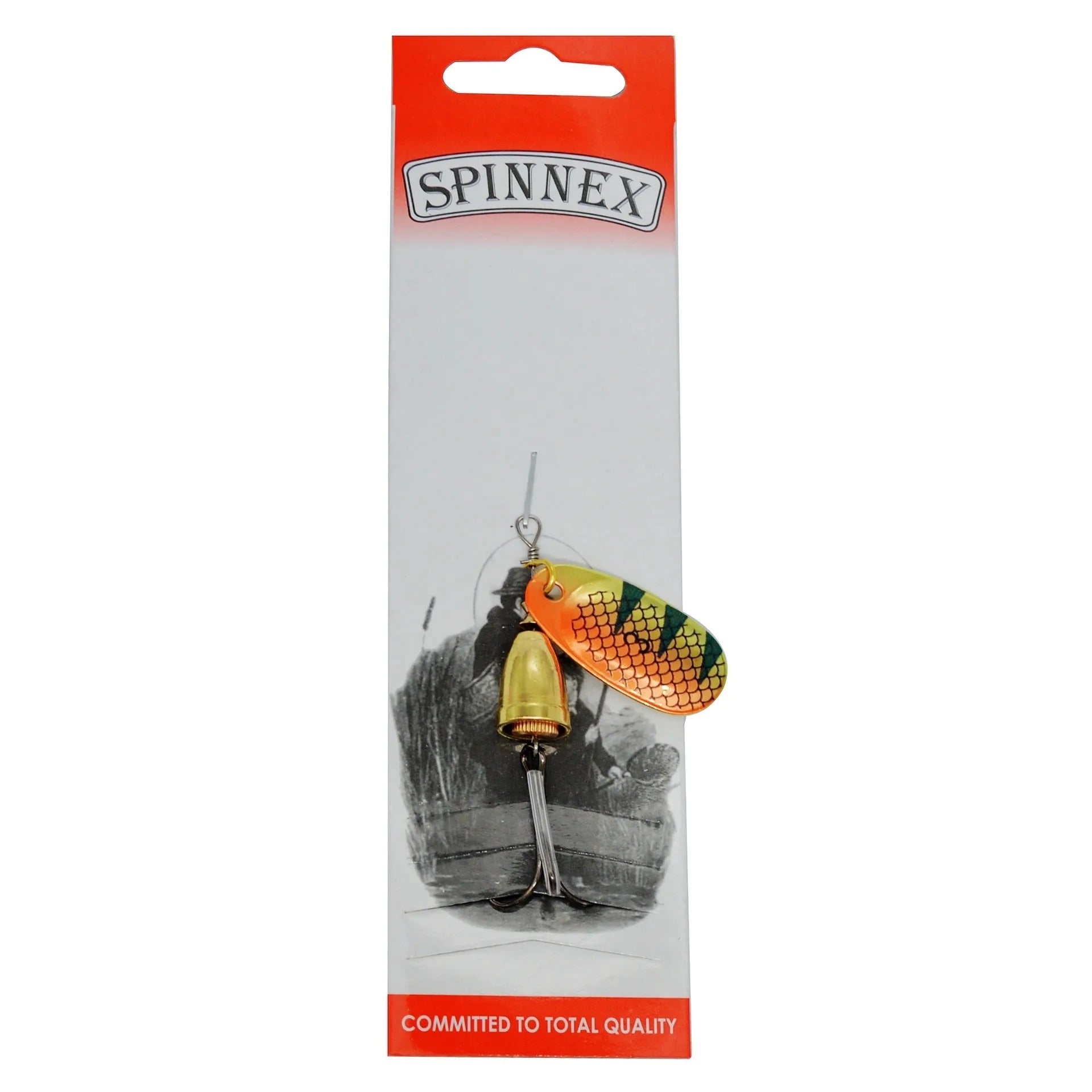 R composite rotating sequins copper bell fishing lure in seven colour variations