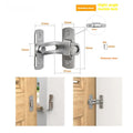 Warehouse hook sliding door lock with American-style hasp and 90-degree bracket design