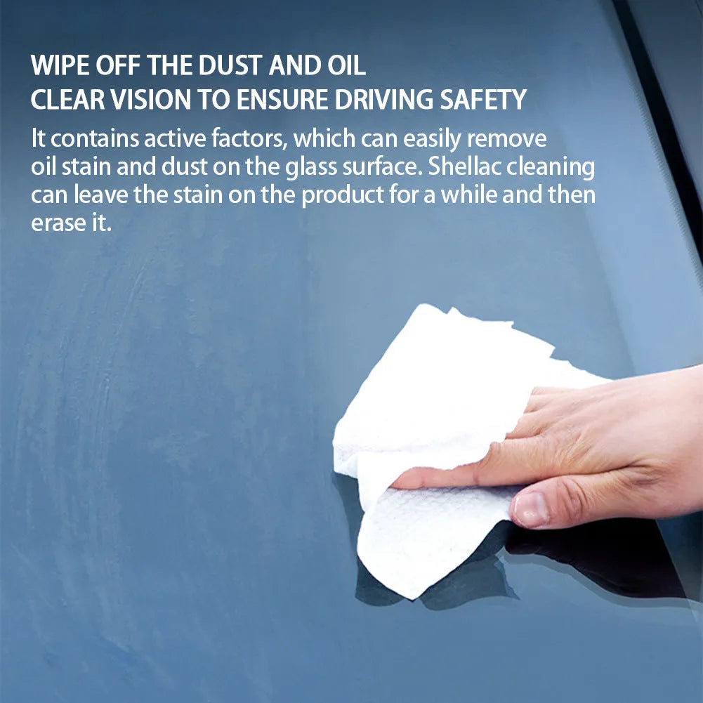 Glass oil film remover cleaning cream paste in 50ml, 100ml and 200ml sizes for car windows