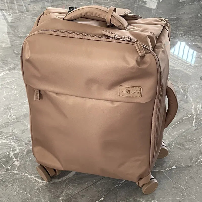 Ultra-light waterproof Oxford cloth suitcase with universal wheels in a choice of colours