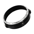 Black CNC aluminium headlight cover protective frame for BMW R NineT Scrambler motorcycle