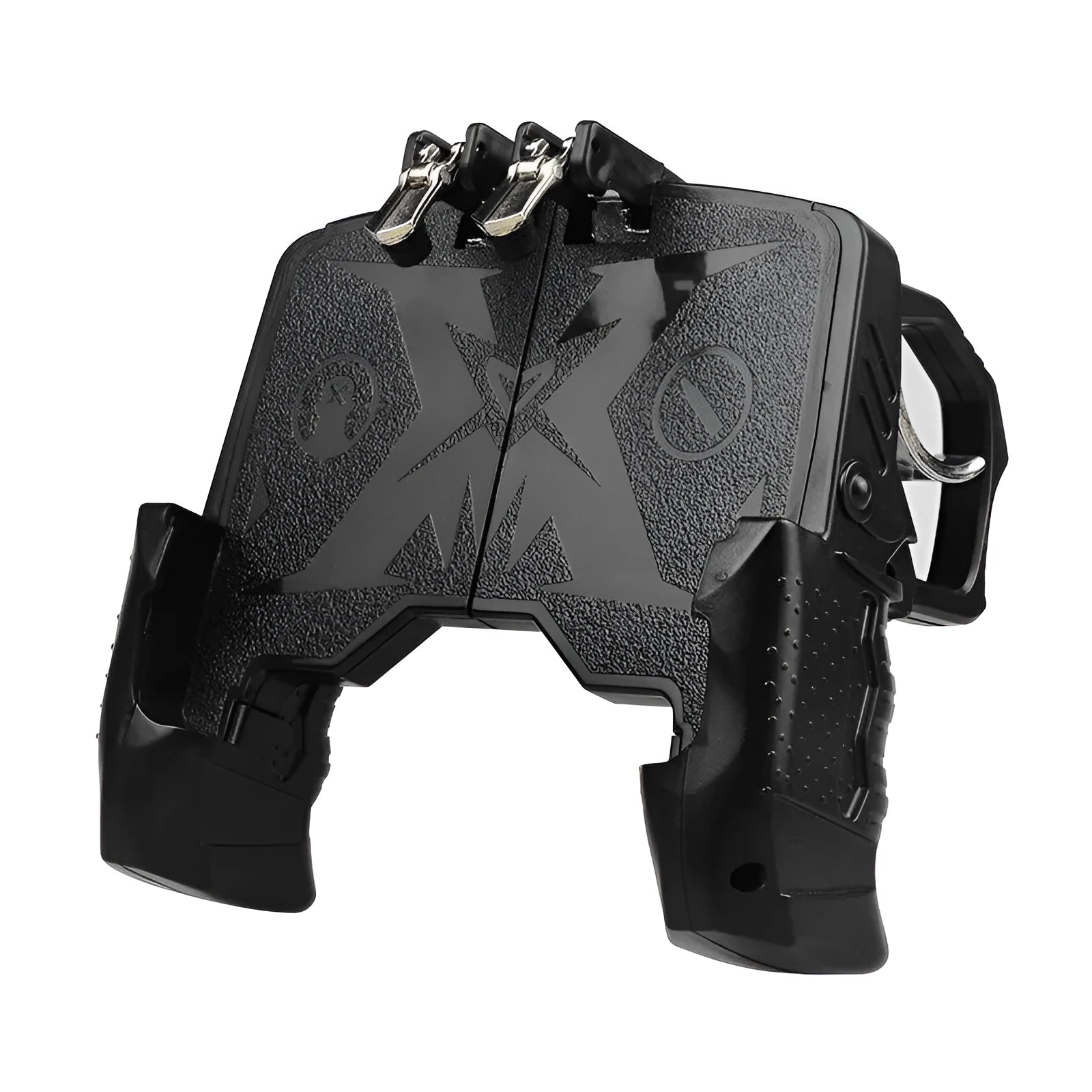 Mobile phone plug-in game controller in black and brown black colour options