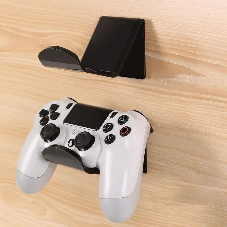 Universal game controller mounting bracket for smartphones in black, white and transparent colours