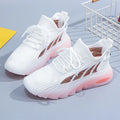 Women's cowhide leather sports casual shoes with round toe and flat heel design in multiple colours