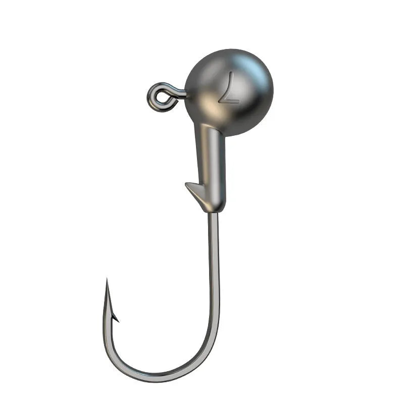 Set of 50 enhanced jig hooks with 4 times strengthened construction including blood trough designs