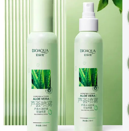 150ml bottle of fine mist refreshing moisturising toner spray with universal skin type compatibility.
