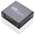 Black HDMI to DVI converter with coaxial audio output and 1.5 metre cable