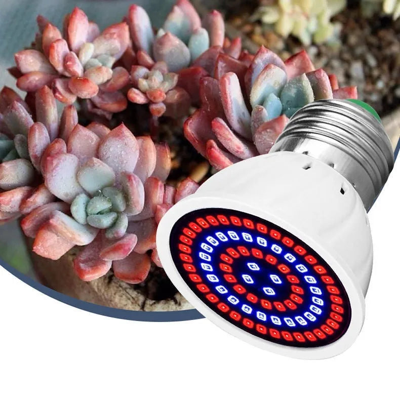 White LED plant growth lamp with 80 beads for indoor potted plants