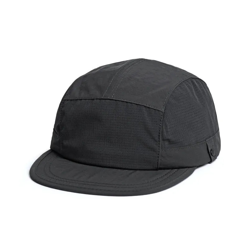 Dome crown summer hat in polyester fabric with soft tongue design for breathable sun protection