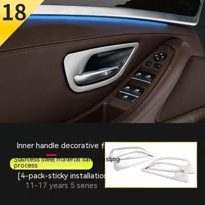 BMW 5 Series interior door handle decorative trim strips four piece set