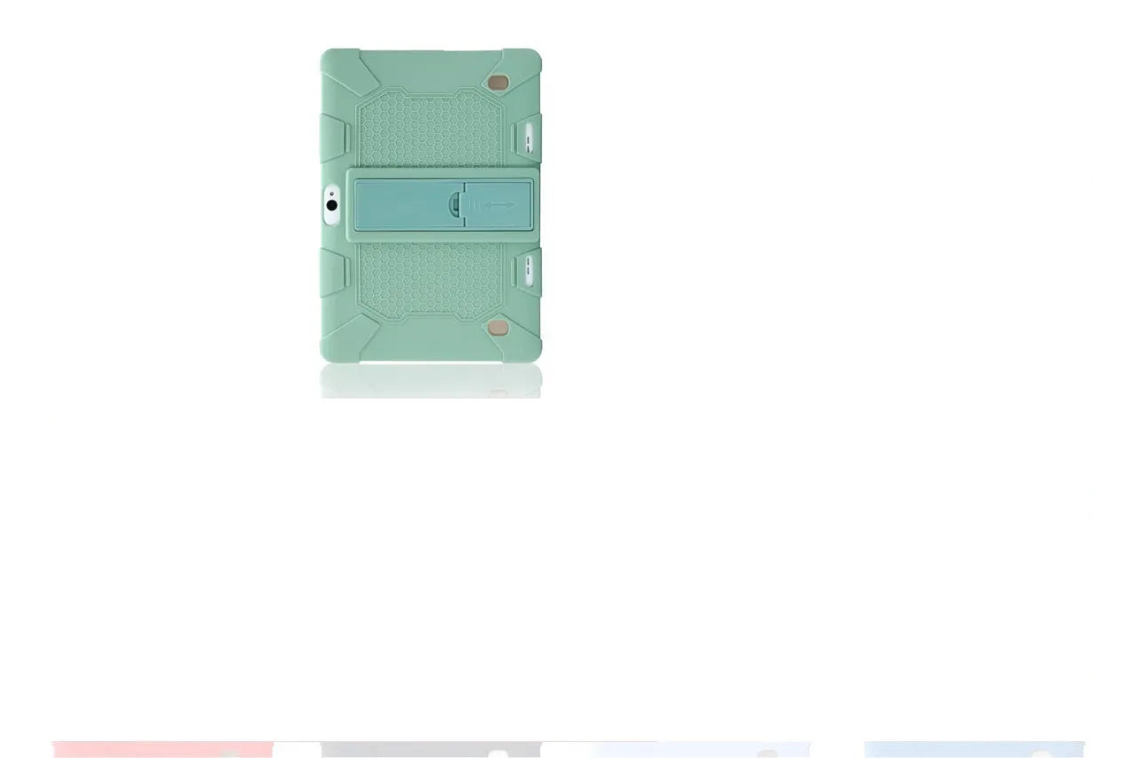 Little Overlord H10 ProM20 silicone protective case for 10.1-inch tablet in multiple colours with kickstand.