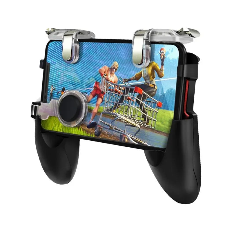 Mobile phone plug-in game controller in black and brown black colour options