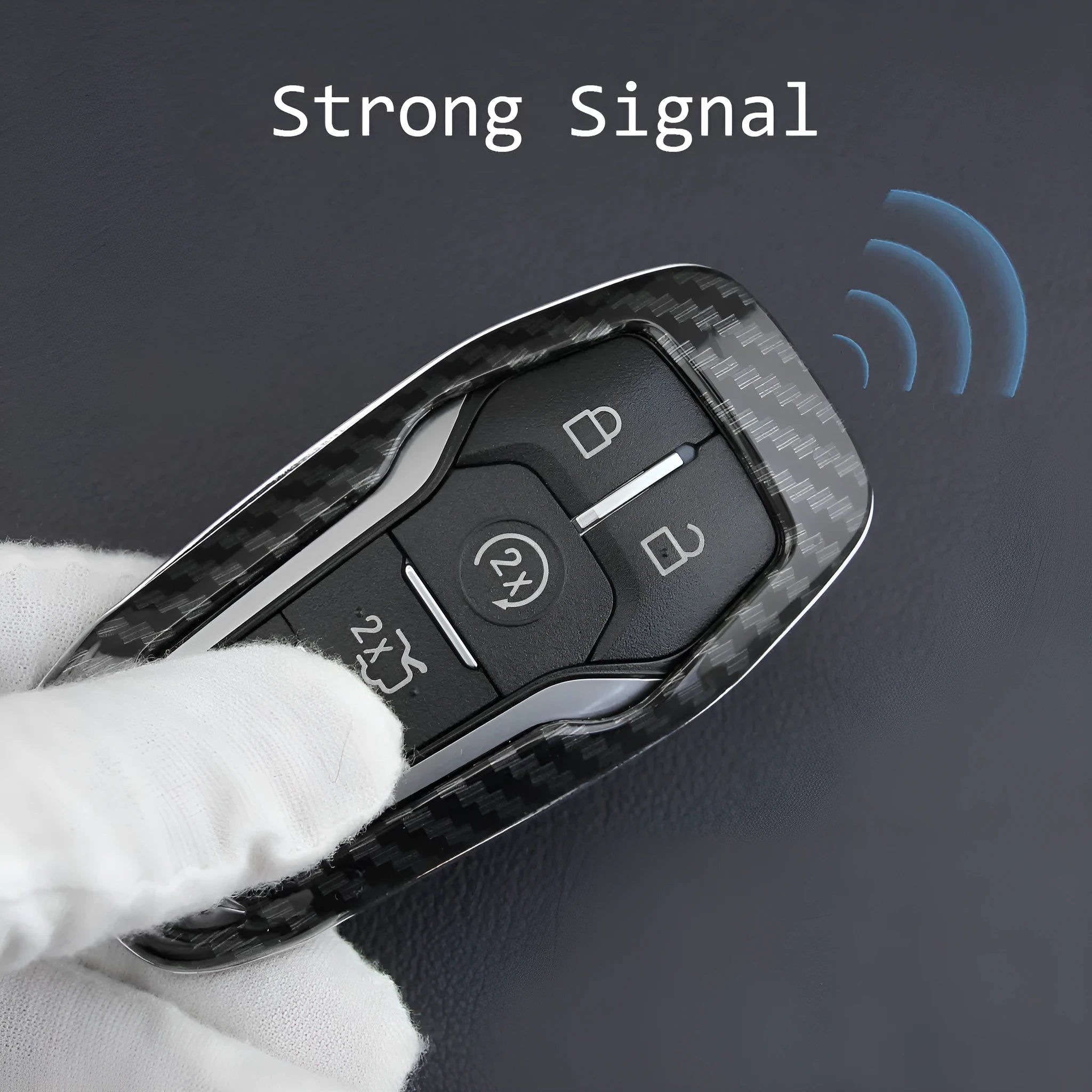 Plastic remote control protective shell for a car key shown in two variants: single shell and single shell with buckle.