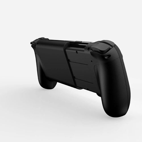 Bluetooth wireless game controller for mobile phones with stretching triggers in black, red and blue, or white