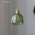 Vintage glass flower bedside chandelier in Nordic style with multiple colour options