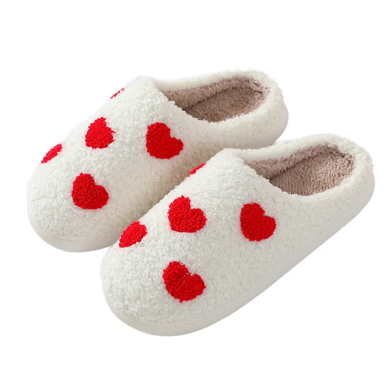 Plush cartoon design slippers for women with non-slip PVC soles in multiple colour options
