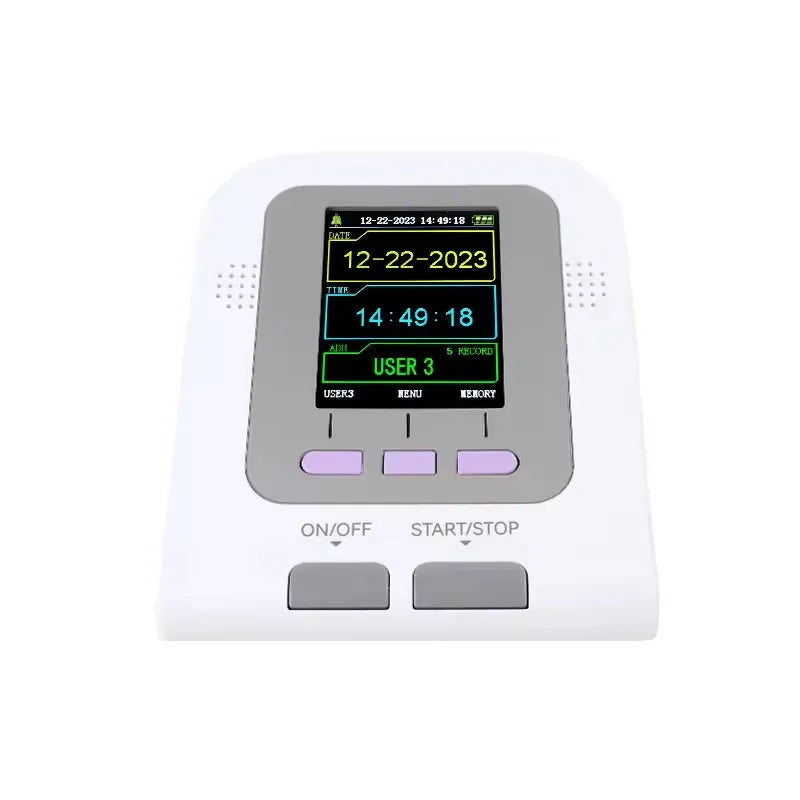 CONTEC08A veterinary digital blood pressure monitor unit with colour screen and animal cuff