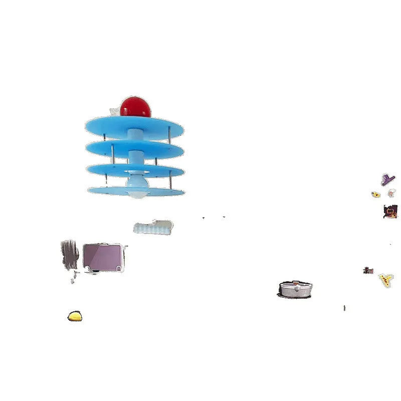 PH5 style restaurant chandelier with frosted macaron glass shade in adjustable pendant design