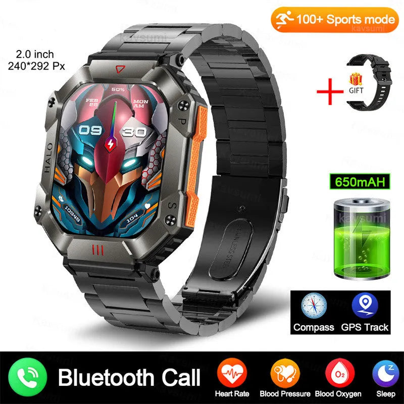 Android GPS fitness smart watch for women with titanium alloy case and multiple strap options including leather and steel