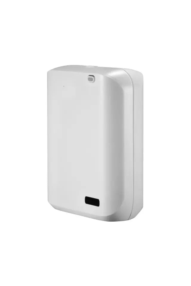 White wall mounted smart essential oil diffuser with app control for HVAC systems