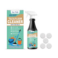 237ml floor cleaner bottle with refill tablets for laminate tile vinyl floors
