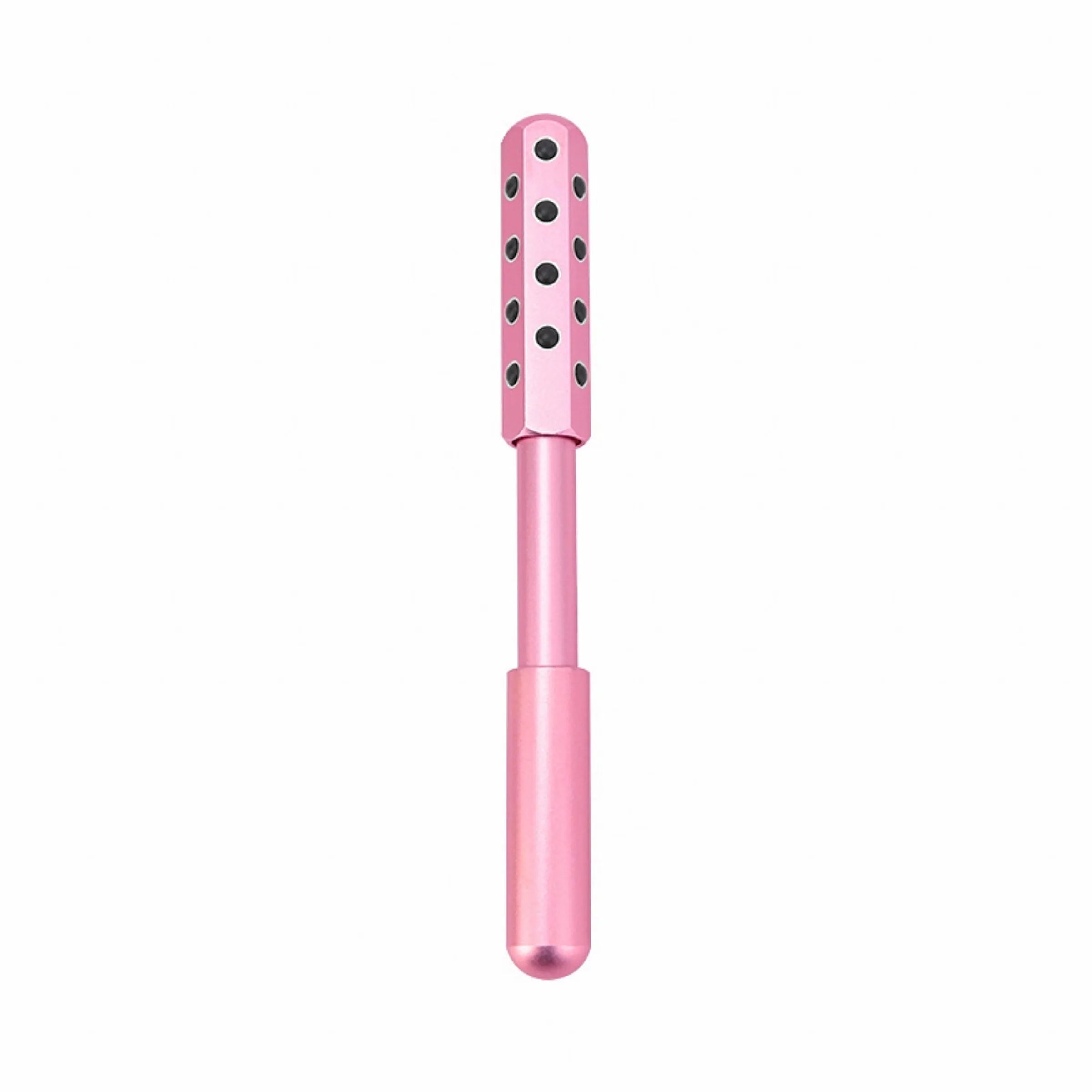 Purple germanium particles roller massage instrument for facial and eye beauty treatment