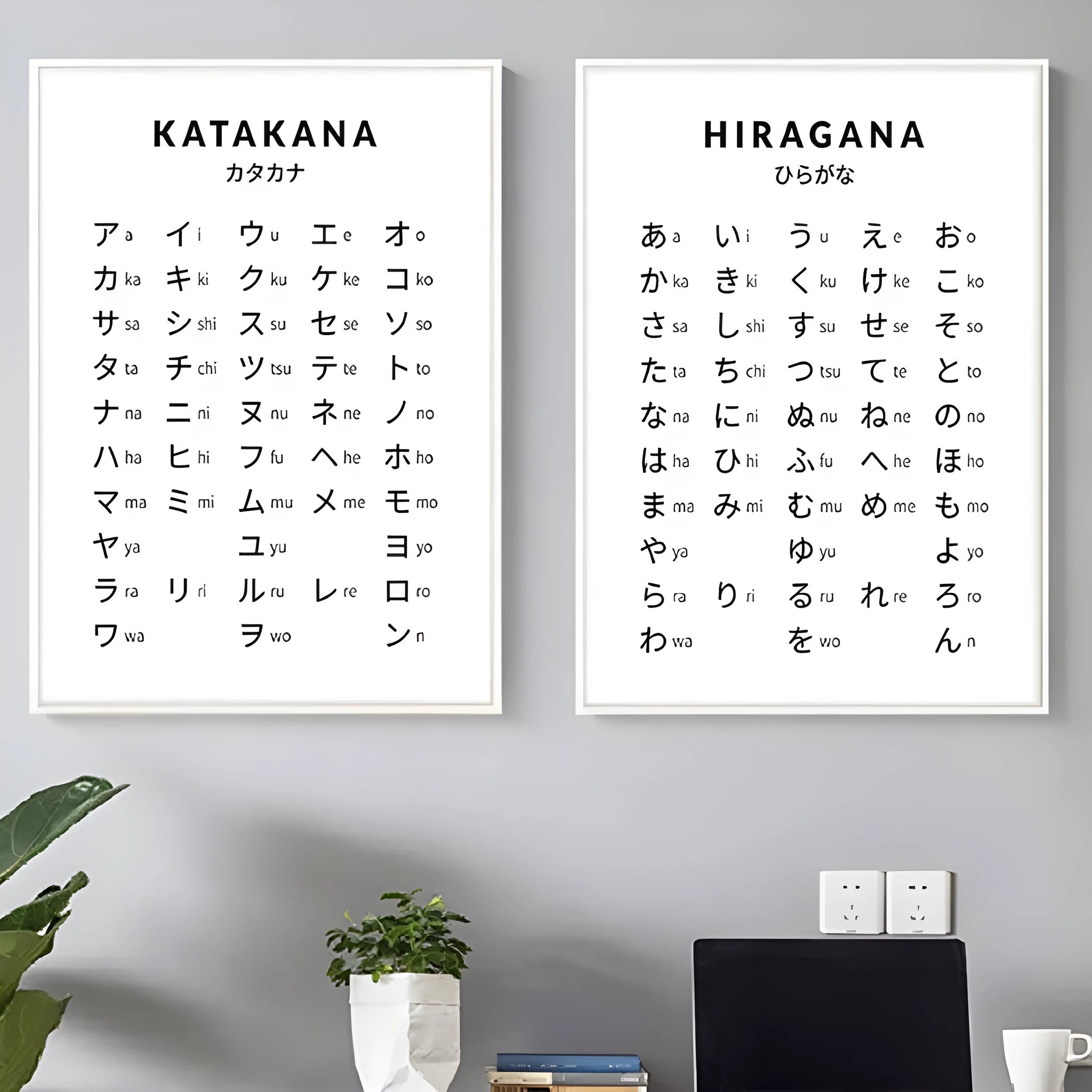 Personalised frameless canvas hanging painting in modern minimalist style for sofa background wall.