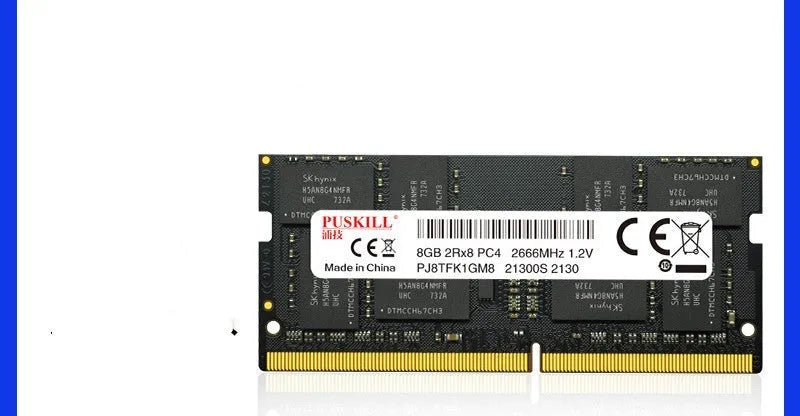DDR4 SODIMM laptop memory module for notebook upgrades, 260-pin connector