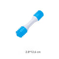 Dual-colour puppy teething chew toy for dental health in three sizes
