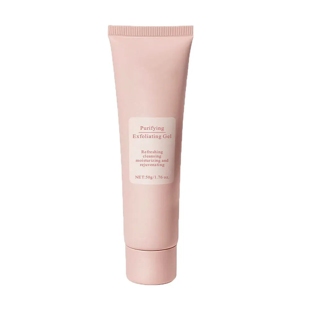 132g moisturising facial exfoliating gel scrub in container for universal skin types