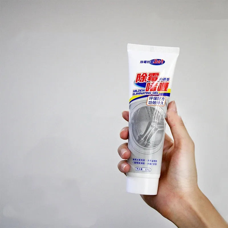 120g tube of demildew gel cleaner for mould on refrigerator and washing machine rubber seals.