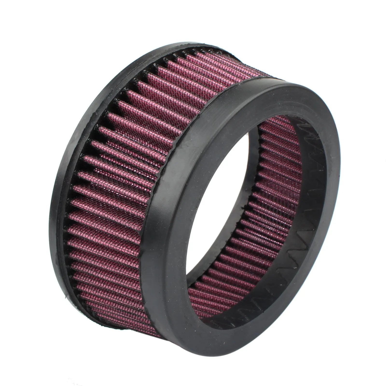 Aluminium air filter retrofitting accessories in multiple colour options including black, red, blue, and electroplated finishes