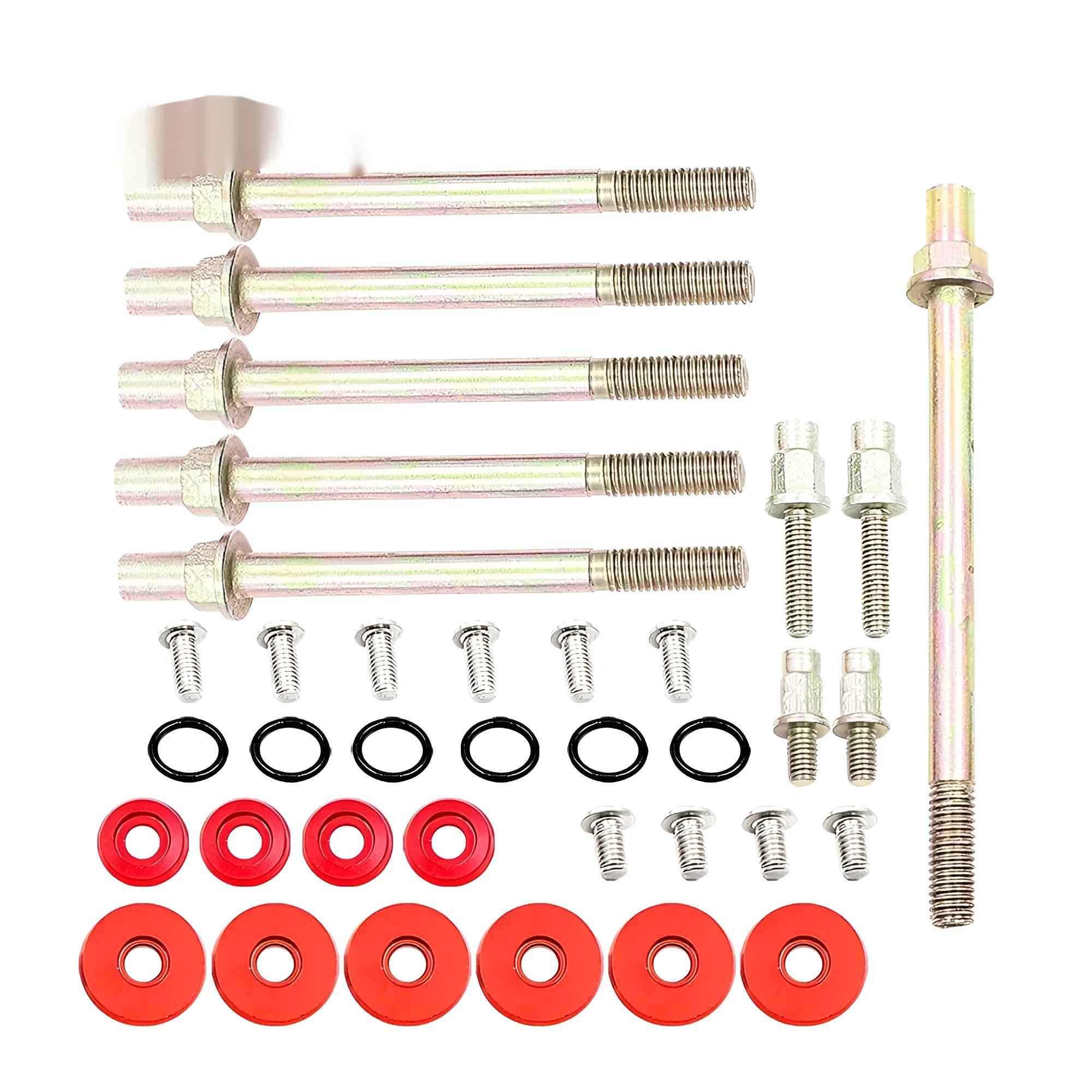 Honda Civic K Series aluminium alloy engine gasket suite in Black, Blue, Red, or Silver