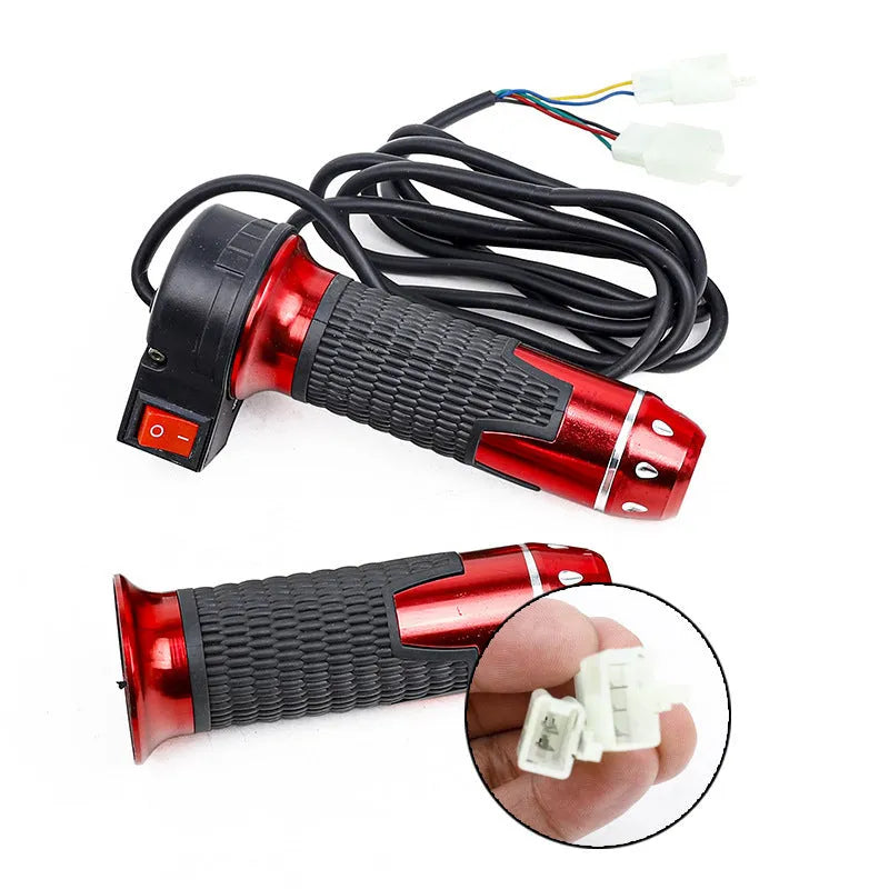 Plastic three-speed rotating accelerator handle for three-wheel electric car modification