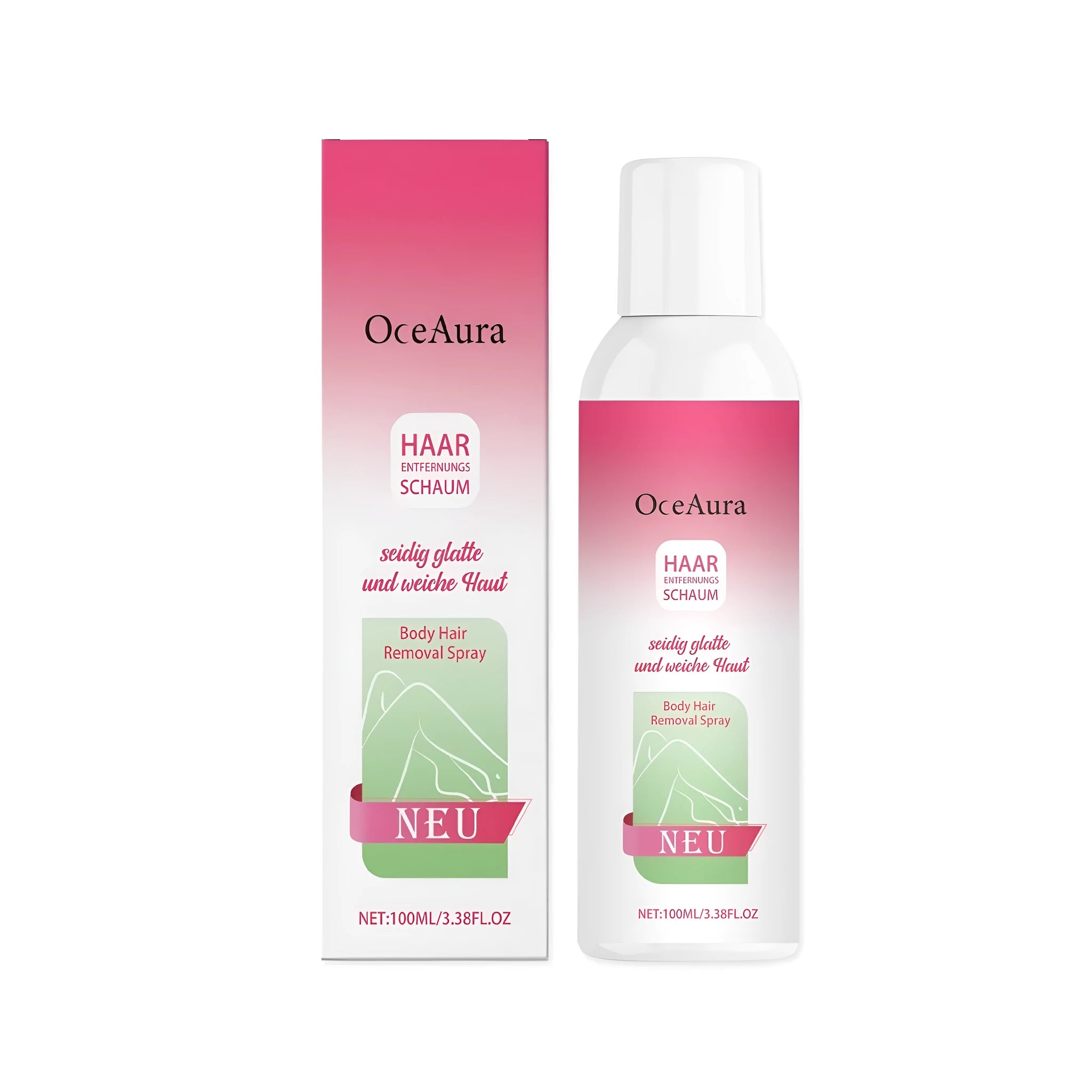 100ml body hair removal spray bottle with depilatory solution and spray mechanism