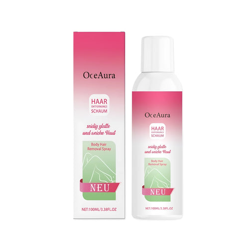 100ml body hair removal spray bottle with depilatory solution and spray mechanism