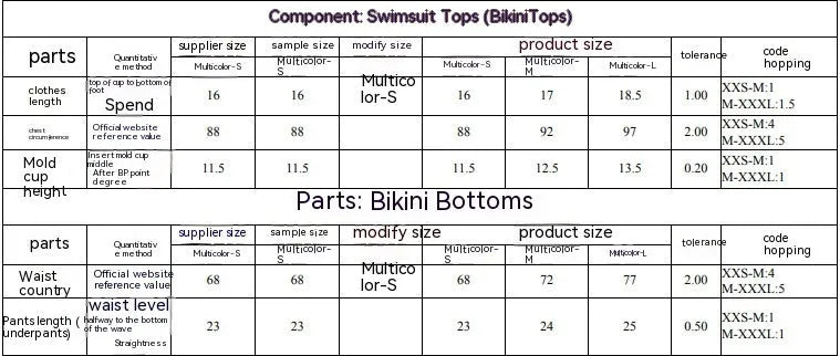 Women's printing pattern two-piece bikini set with tube top and briefs.