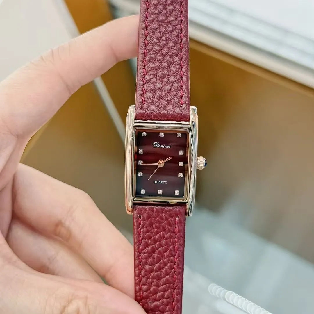 Women's alloy watch with 8mm thickness in Chinese style design showing multiple colour and case options