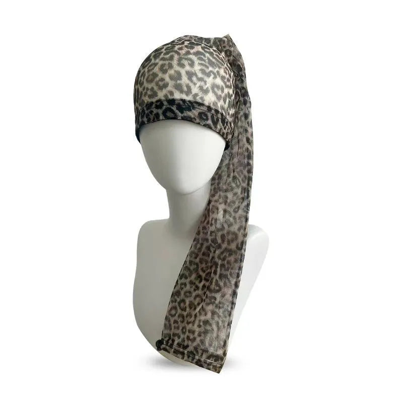 High elasticity spandex mesh wig cap in oversleeve style, shown in multiple colour options.