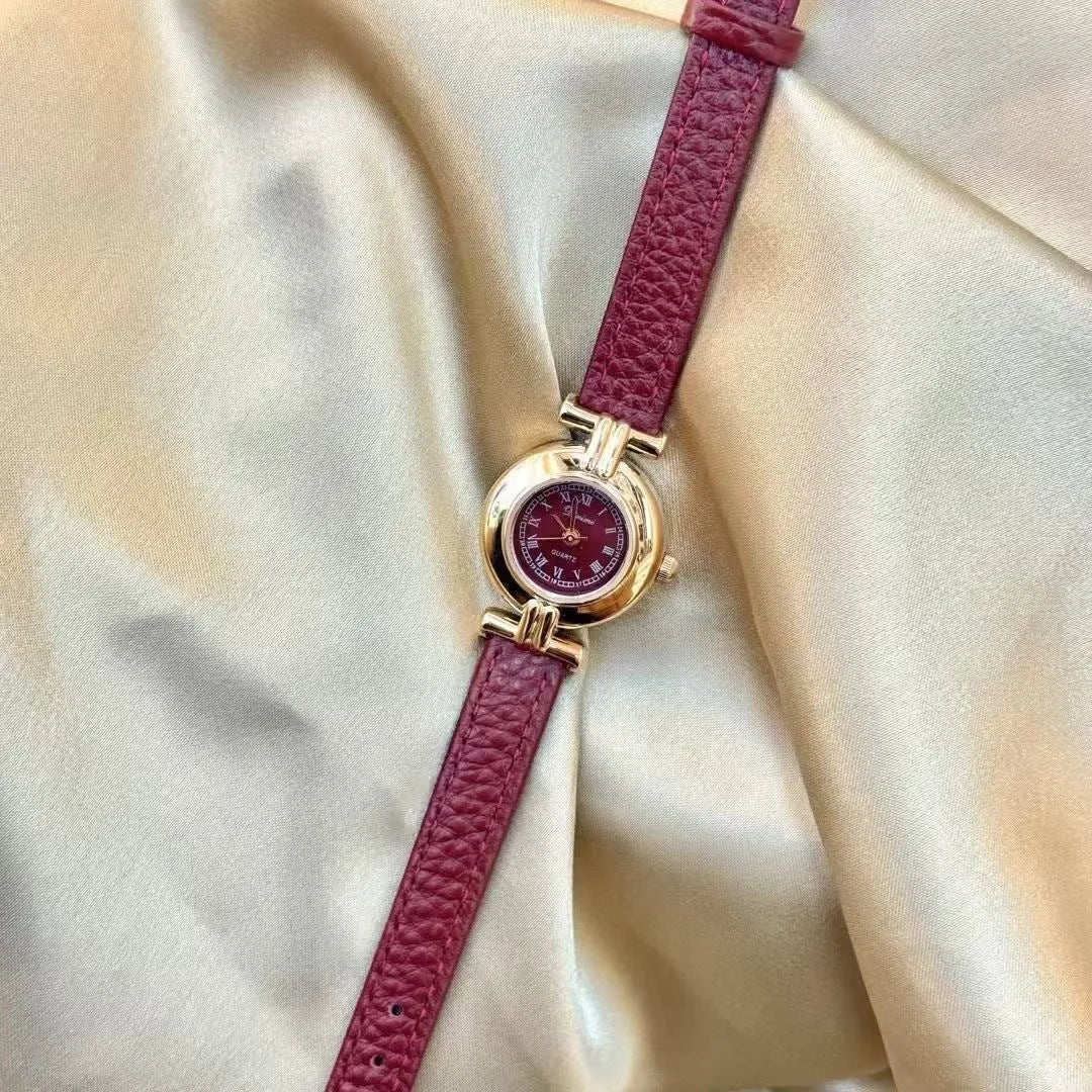 Women's alloy watch with 8mm thickness in Chinese style design showing multiple colour and case options