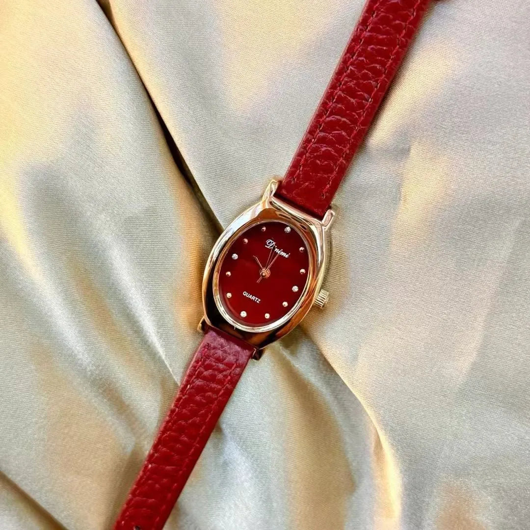 Women's alloy watch with 8mm thickness in Chinese style design showing multiple colour and case options