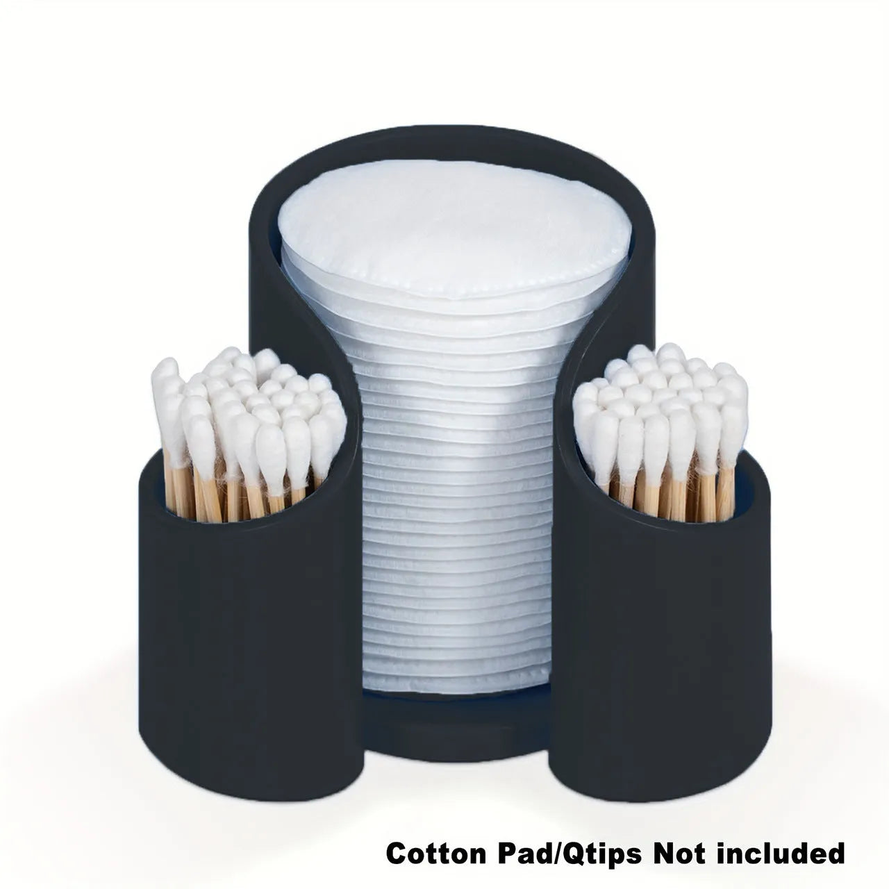 Plastic dental floss storage cotton box in solid colour design